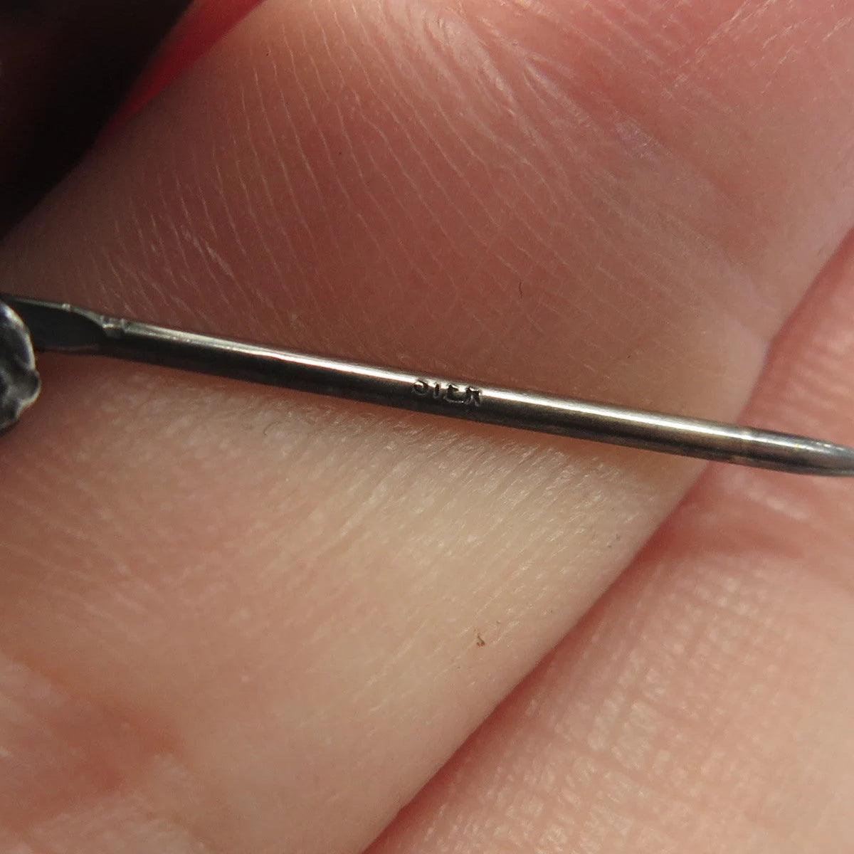 925 Sterling Silver Vintage Snake Handcrafted Pin Brooch