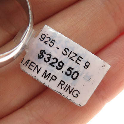 925 Sterling Silver Round-Cut C Z Dome Ring Size 9.25