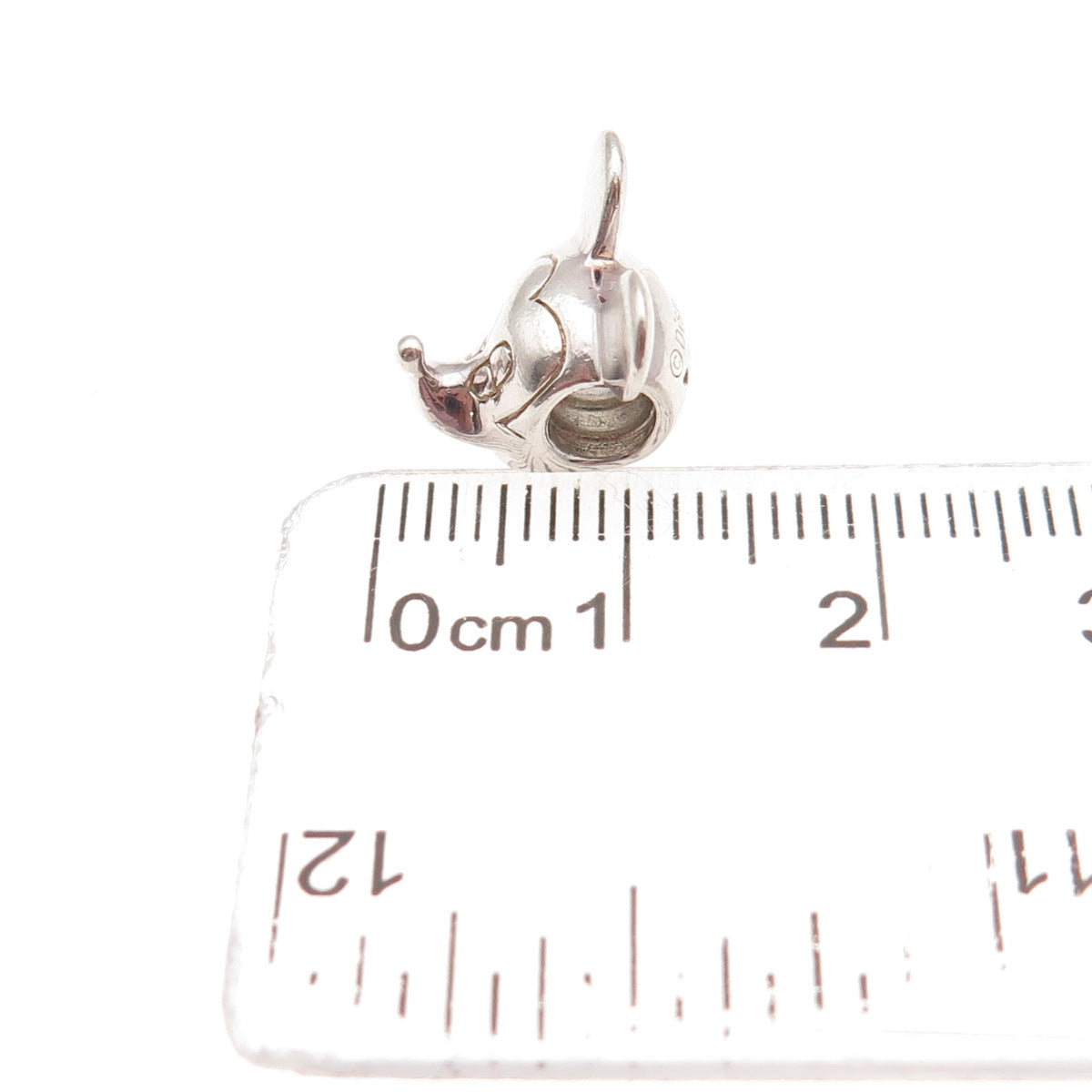 DISNEY & CHAMILIA 925 Sterling Silver Mickey Mouse Slide Bead Charm