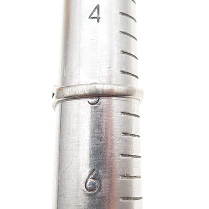 Ostby & Barton 925 Sterling Silver Vintage Girl Scout Oxidized Ring Size 5