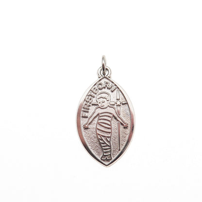 Antaya 925 Sterling Silver Vintage Firstborn Child Mini Charm Pendant