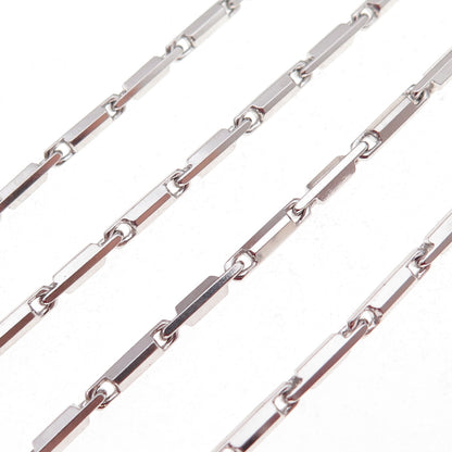 925 Sterling Silver Vintage Italy Heshe Chain Necklace 24"