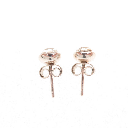 Pandora 925 Sterling Silver Clear Crystal April Birthstone Droplet Stud Earrings