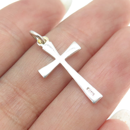 925 Sterling Silver Vintage Classic Cross Pendant