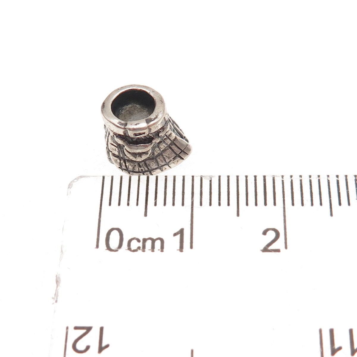 Trollbeads 925 Sterling Silver Celtic Kilt Slide Bead Charm