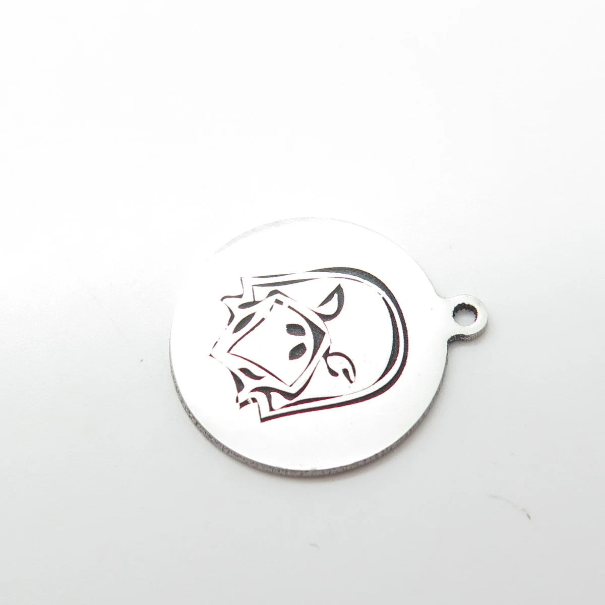 925 Sterling Silver USA Two In Town Pigeon Bird Charm Pendant