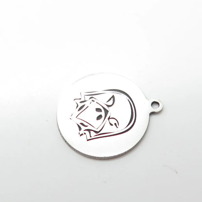 925 Sterling Silver USA Two In Town Pigeon Bird Charm Pendant