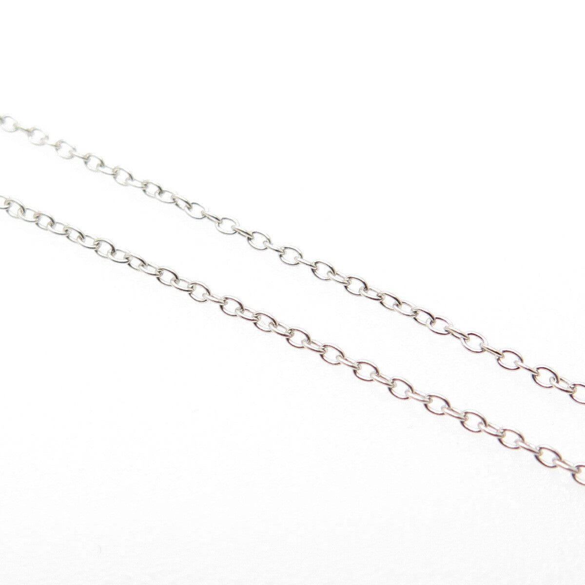925 Sterling Silver Real Amethyst Gemstone Pendant Rolo Chain Necklace 18"