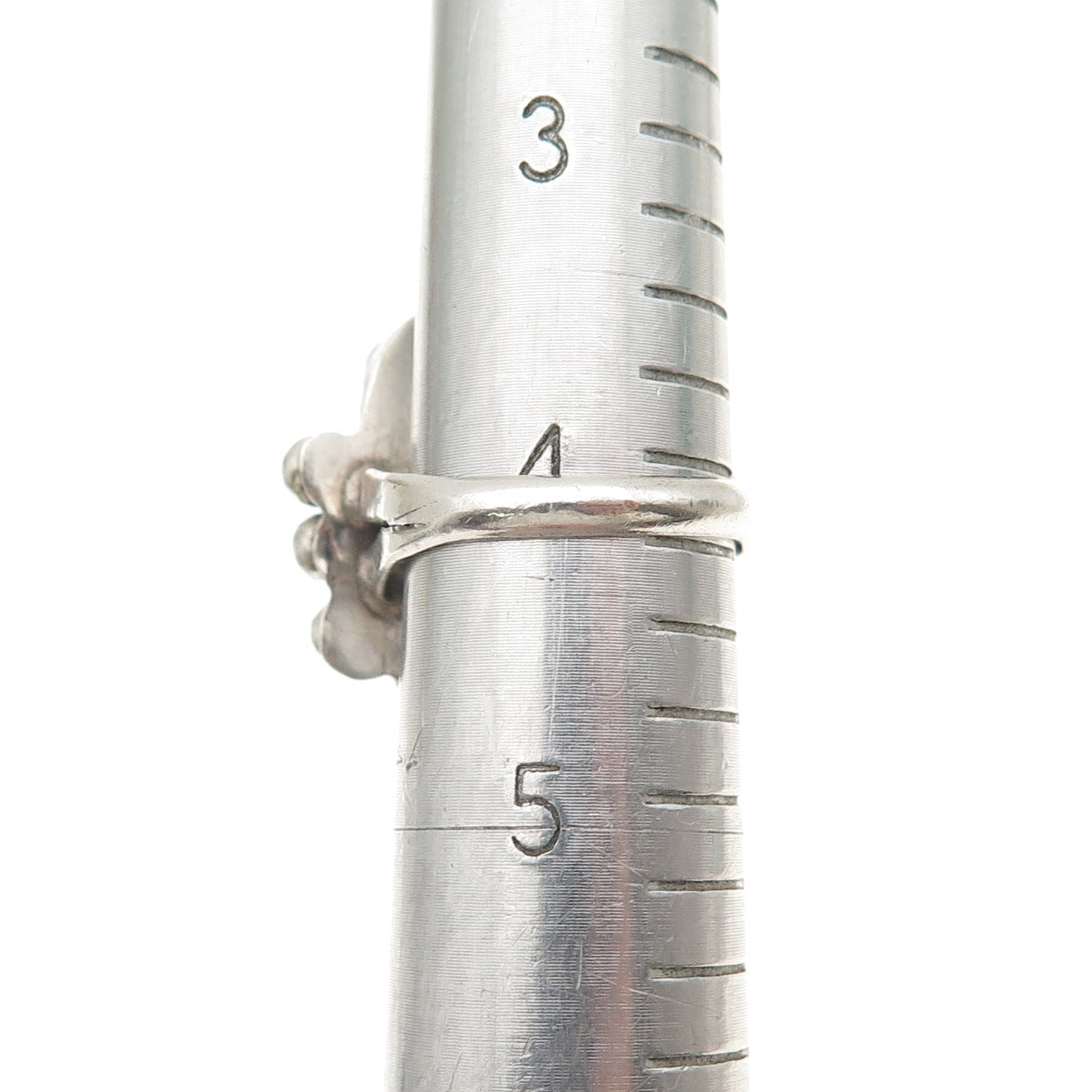 Old Pawn 925 Sterling Silver Vintage Kingman Turquoise Tribal Ring Size 4.25