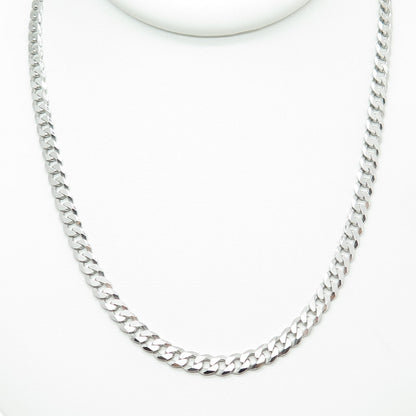 KARIZIA SPA KA-1772 925 Sterling Silver Italy Curb Chain Necklace 20"