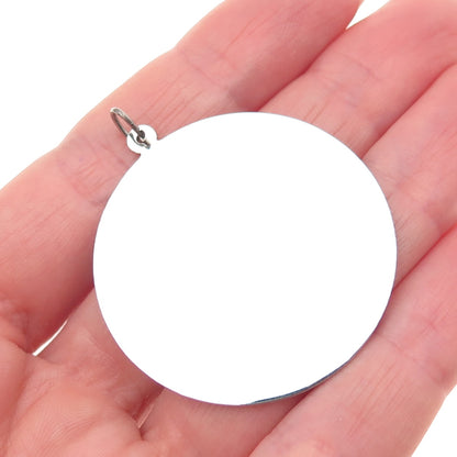 JAY POSON 925 Sterling Silver Vintage Aries Zodiac Sign Charm Pendant