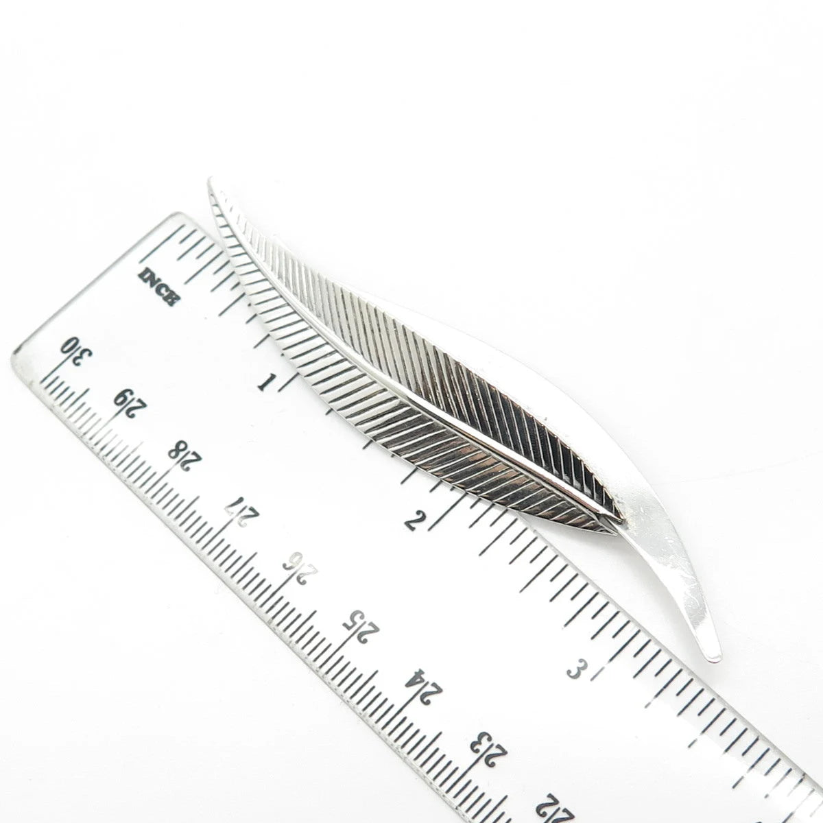 925 Sterling Silver Vintage Beau Leaf Pin Brooch