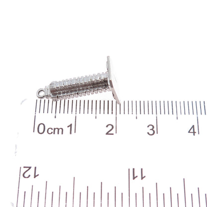 925 Sterling Silver Vintage Place Ville Marie Montreal Minimalist Charm Pendant