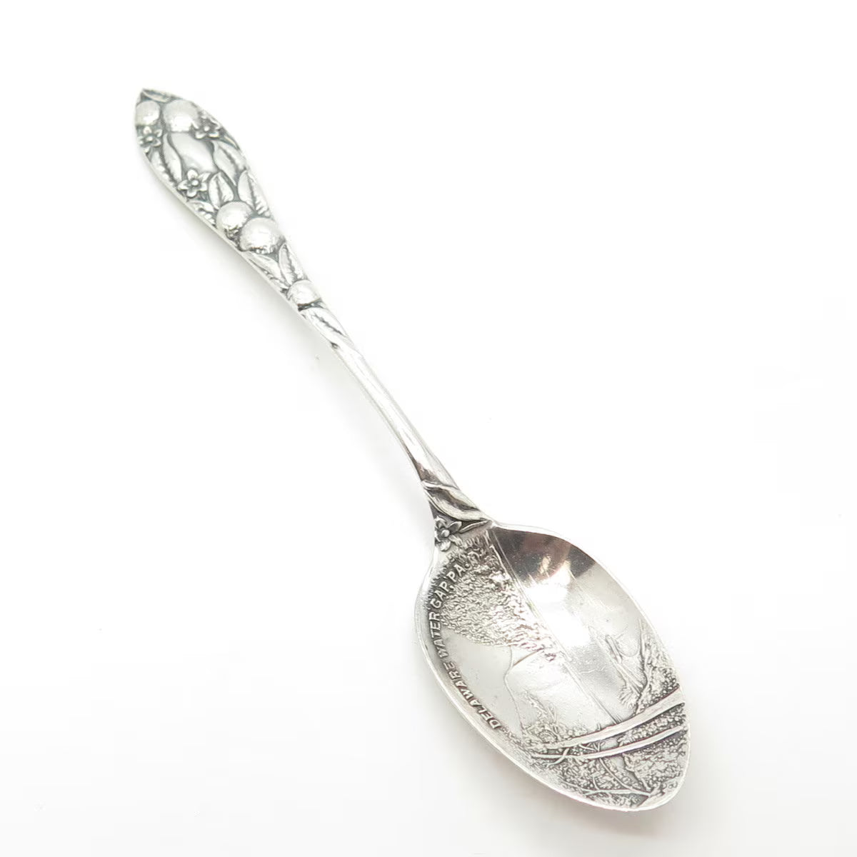925 Sterling Silver Antique Lous David Andersen Delaware States & Cities Spoon