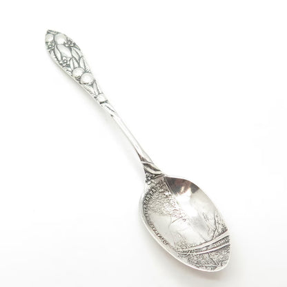 925 Sterling Silver Antique Lous David Andersen Delaware States & Cities Spoon
