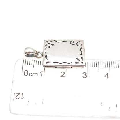 Boma 925 Sterling Silver Vintage Locket Charm Pendant