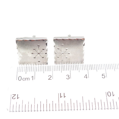 SPEIDEL 925 Sterling Silver Antique Art Deco Engraved Oval Cufflinks