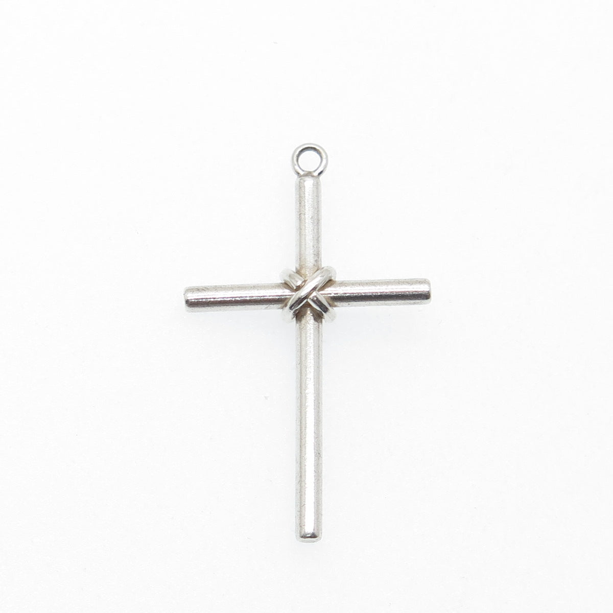 925 Sterling Silver Vintage Cross Religious Minimalist Charm Pendant