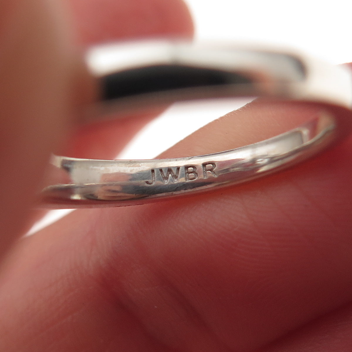 Jane Seymour 925 Sterling Silver Real Round-Cut Diamond Open Heart Ring Size 7