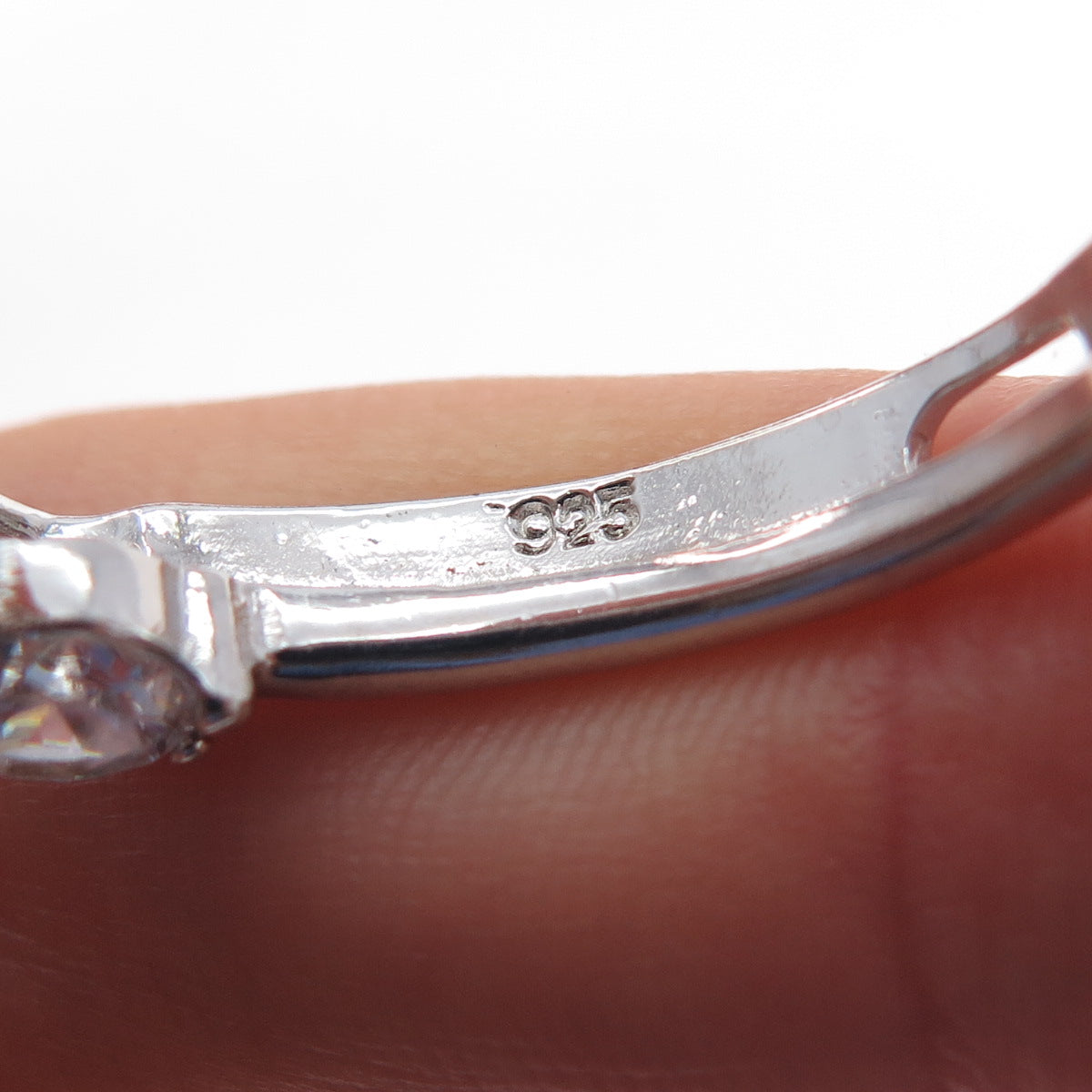 925 Sterling Silver Round-Cut C Z Circle of Life Slide Pendant