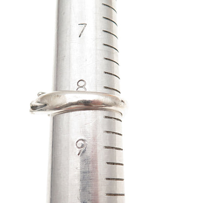 Swank 925 Sterling Silver Vintage Sagittarius Zodiac Adjustable Ring Size 8.5