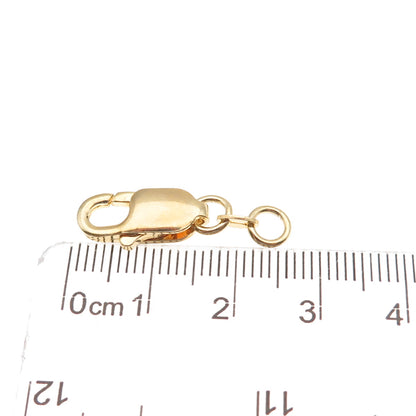 925 Sterling Silver Gold Plated Bracelet / Necklace Lobster Claw Lock Clasp