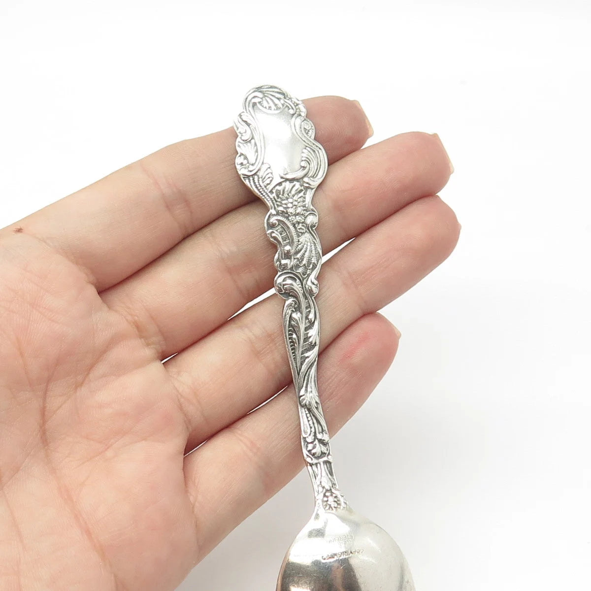 925 Sterling Silver Antique Victorian Gorham Versailles - 1888 Handmade Spoon