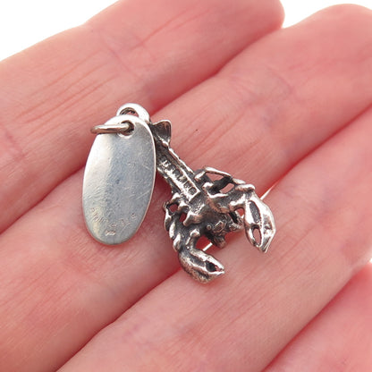Maisels Indian Post Sterling Silver Vintage Chesapeake Bay Lobster Mini Pendant