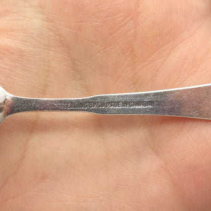 925 Sterling Silver Vintage Breadner & Co Canada Enamel Maple Leaf Spoon