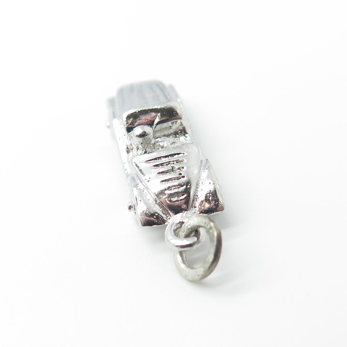 925 Sterling Silver Vintage Retro Cabriolet Car Charm Pendant