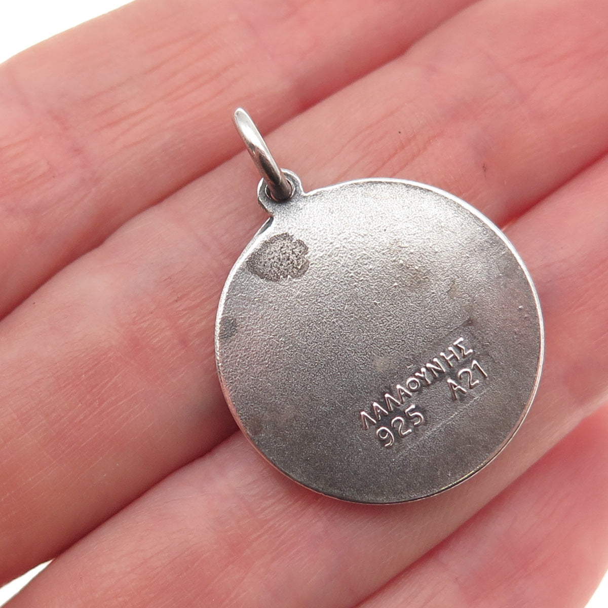 Ilias Lalaounis Sterling Silver Vintage Greece Clover Good Luck Charm Pendant