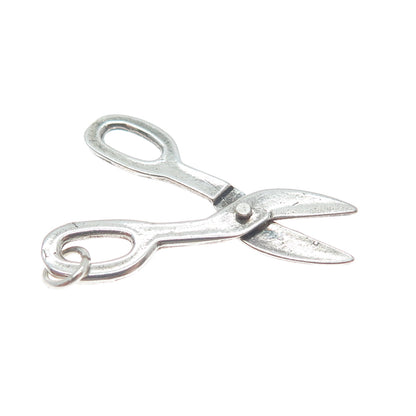 MAISELS INDIAN TRADING Sterling Silver Vintage Movable Scissors Charm Pendant
