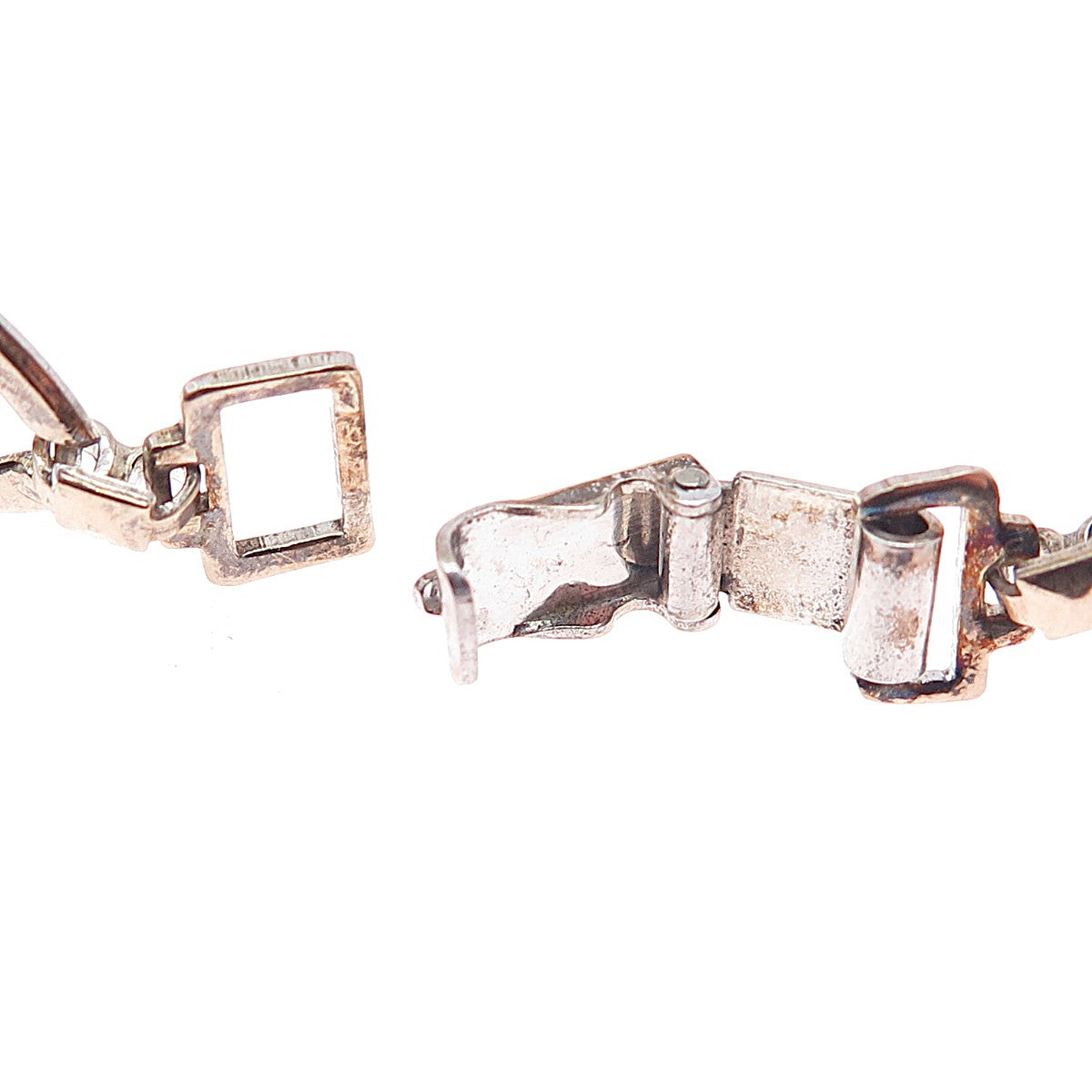 SYMMETALIC 925 Sterling Silver 1/20 14K Gold Filled Antique Bracelet 7.25"