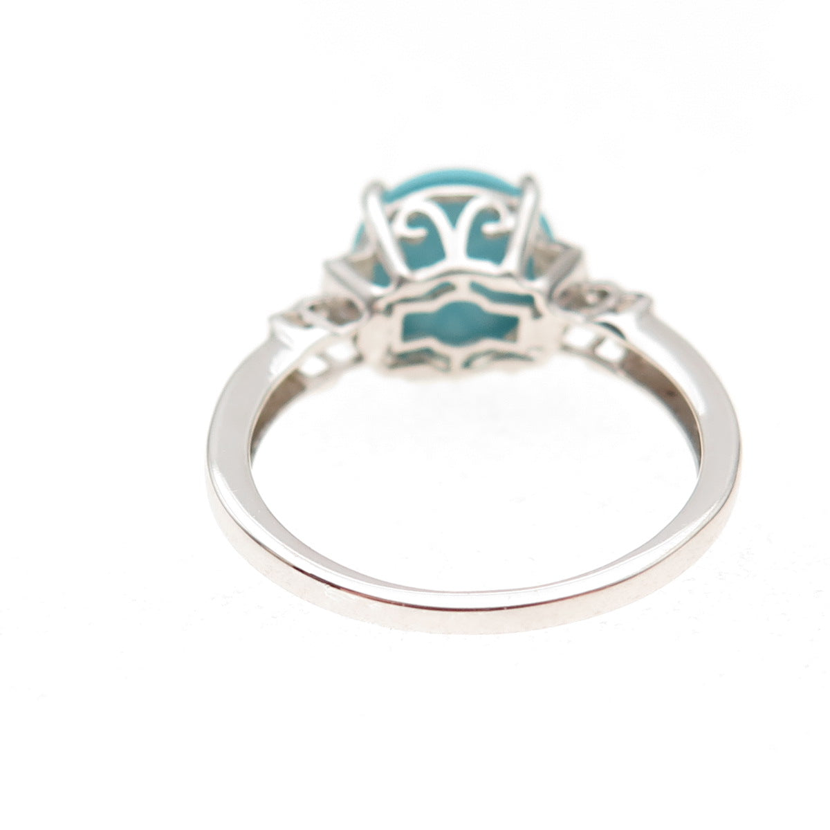 Chuck Clemency 925 Sterling Silver Real Turquoise & Tanzanite Ring Size 8