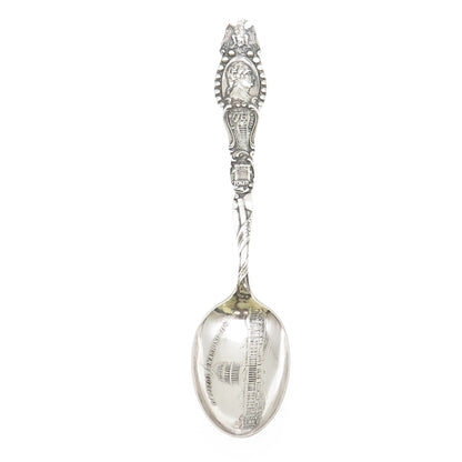 Campbell Metcalf 925 Sterling Silver Antique Art Deco Washington DC Coffee Spoon