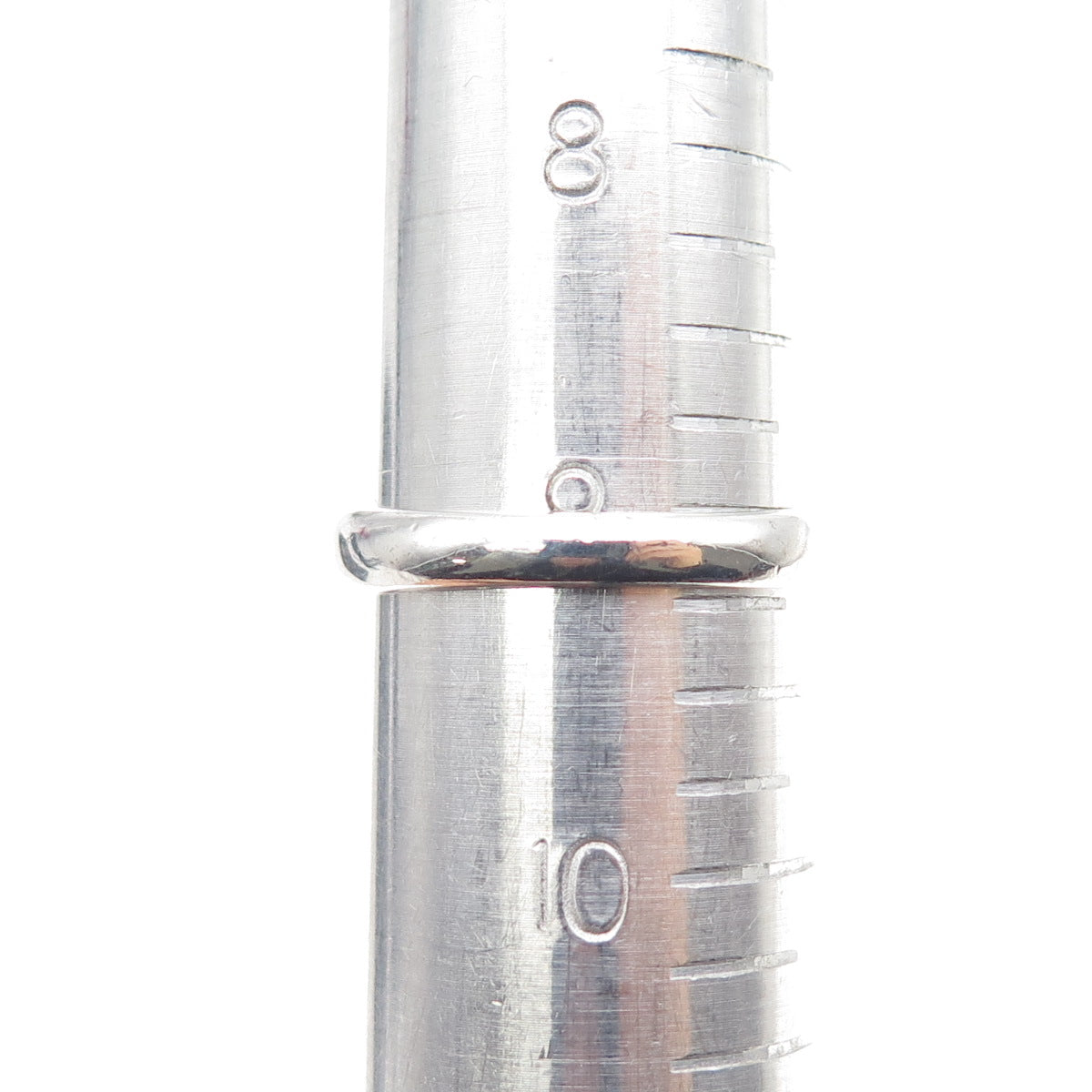 MICHELLE ALBALA Sterling Silver Vintage Real Sapphire Oxidized Ring Size 9.25