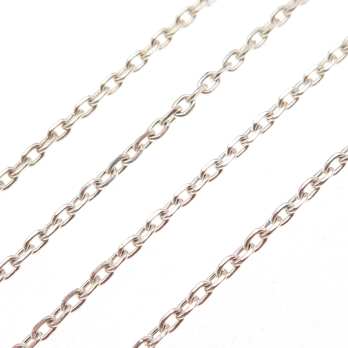 925 Sterling Silver Vintage Cable Chain Necklace 20"