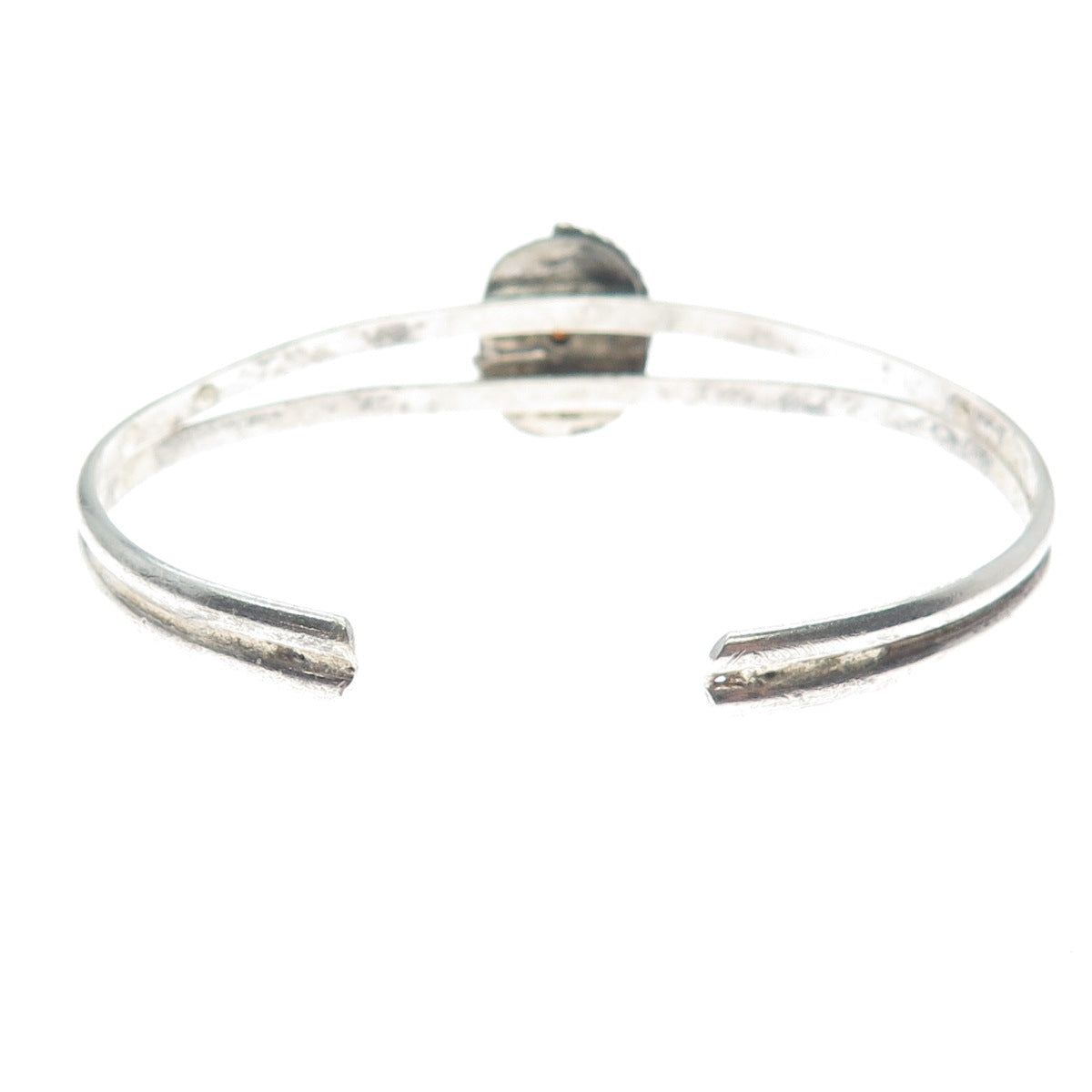 Old Pawn Sterling Silver Vintage Southwestern Agate Adjustable Bracelet 5.75"