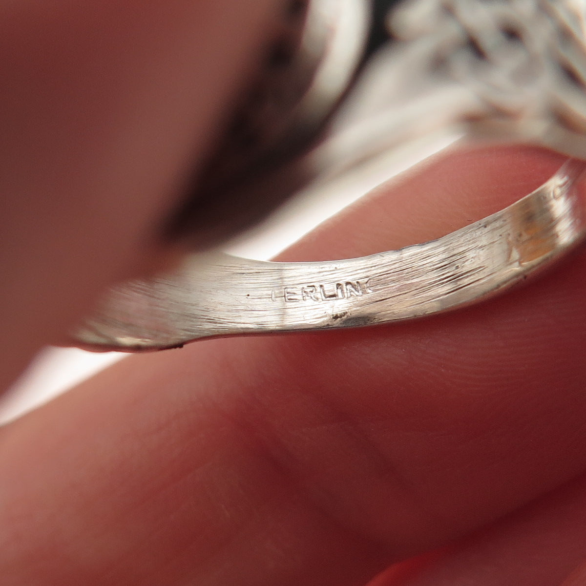 925 Sterling Silver Vintage Multi-Faith Pentagram Oxidized Ring Size 10