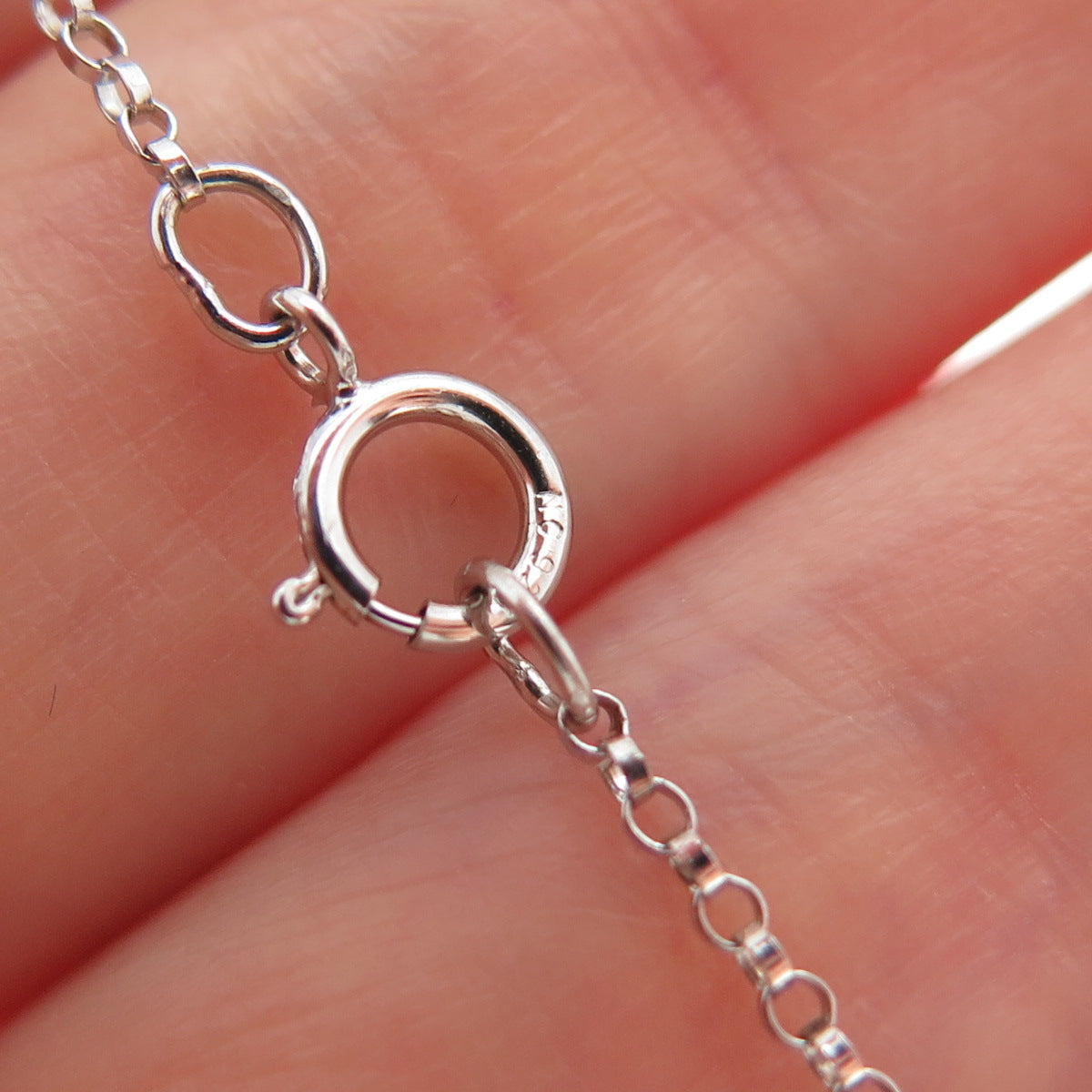 925 Sterling Silver Real Amethyst Topaz Peridot Garnet Heart Chain Necklace 18"