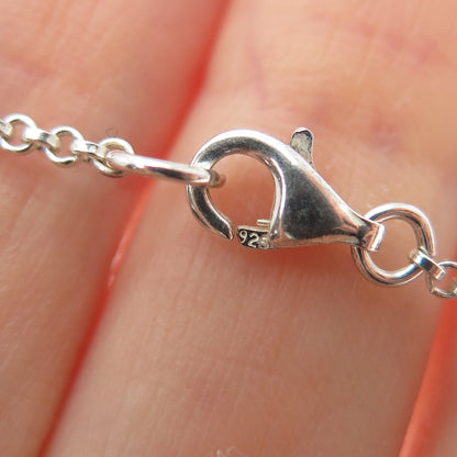 MWS Mark Wasserman Samara 925 Sterling Silver Vintage Modernist Bracelet 7"