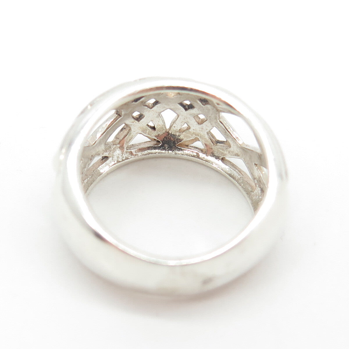 925 Sterling Silver Vintage Celtic Knot Ring Size 6