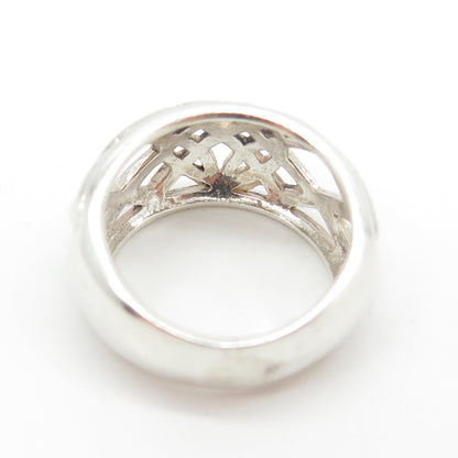 925 Sterling Silver Vintage Celtic Knot Ring Size 6