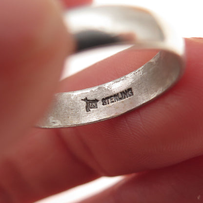 Bell Trading Post 925 Sterling Silver Vintage Classic Wedding Band Ring Size 6.5