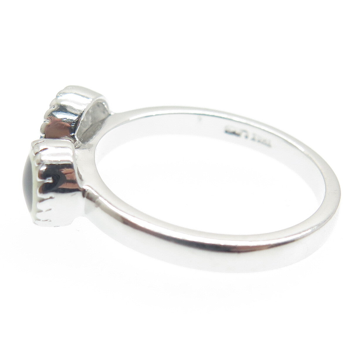 925 Sterling Silver Enamel Evil's Eye Ring Size 7