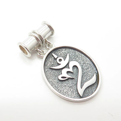 925 Sterling Silver Vintage Suarti Bali Balinese Hindu "Om Halo" Pendant