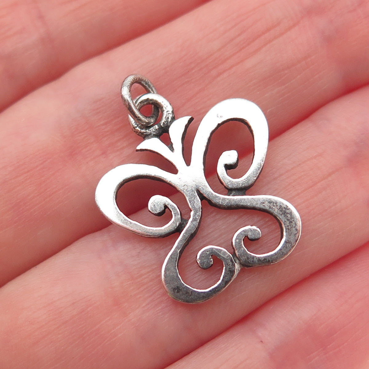 JAMES AVERY 925 Sterling Silver Vintage Spring Butterfly Charm Pendant
