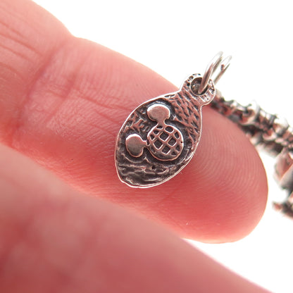 Walt Disney 925 Sterling Silver Vintage Cinderella Castle 3D Charm Pendant