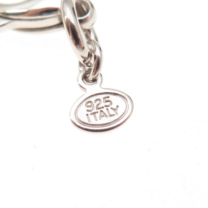 Sterling Silver Vintage Italy Bracelet Necklace Lobster Lock Clasp