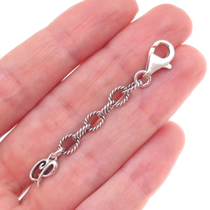 Carolyn Pollack Sterling Silver Vintage Bracelet / Necklace Chain Extension 2"